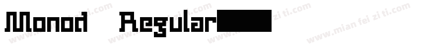 Monod Regular字体转换